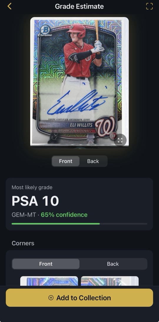 HobbyMonitor app: Grade estimates